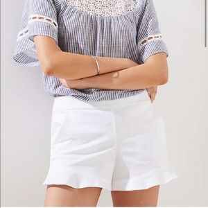 Loft Ruffle Hem Short